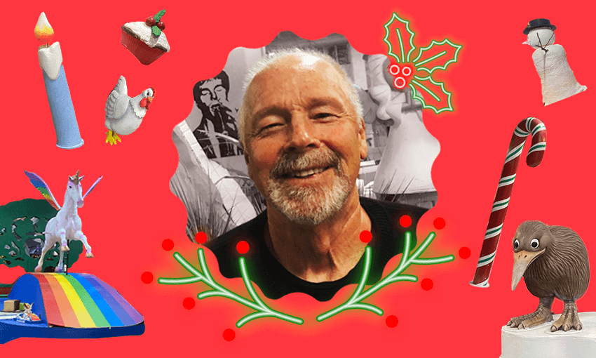 Pete Taylor, the man behind the Santa Parade floats. (Photo: Supplied, Image Design: Tina Tiller)