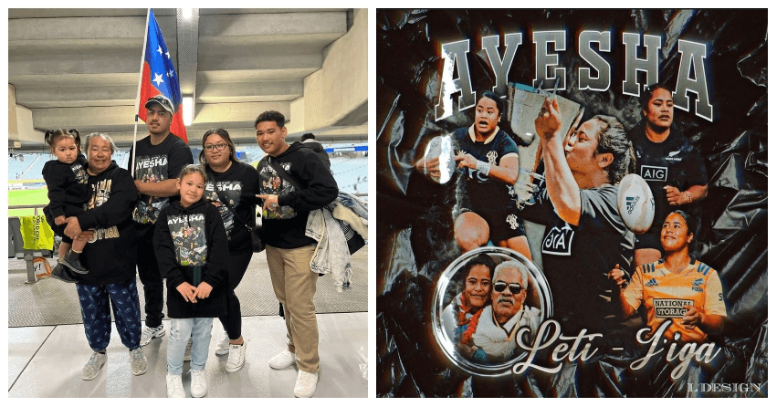 Leti-Iiga fanau at Eden Park and second design option