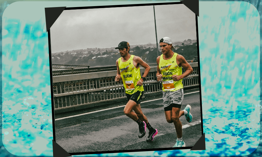 Michael Whittaker (right) with Zebedee Stone. (Photo: supplied)