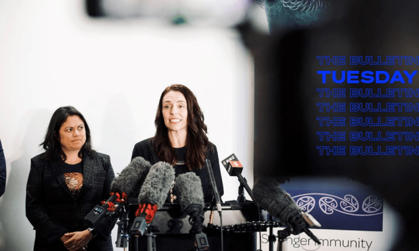 Jacinda Ardern and Ayesha Verrall (Photo: RNZ / Marika Khabazi) 

