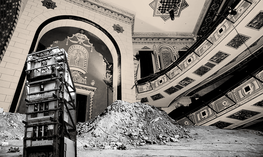 St James in disrepair (Image design: Archi Banal) 
