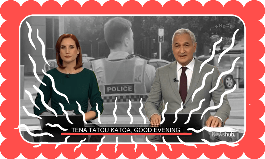 Screengrab: Newshub; Design: Toby Morris 
