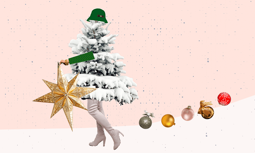 Follow this fancy walking Christmas tree for the best tips on decorating your own tree (Image: Archi Banal) 
