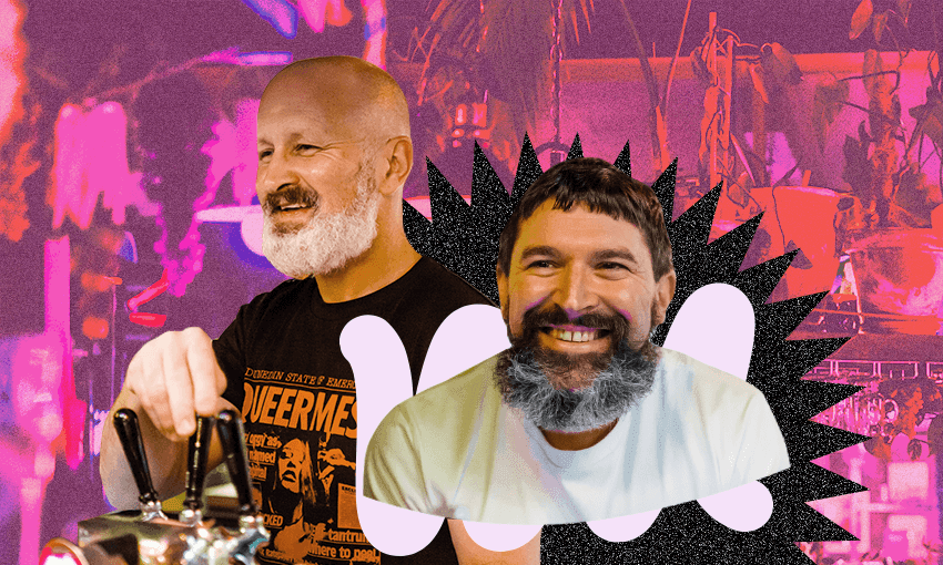 Josh Thomas and Dudley Benson, the two co-owners of Woof! (Photo: Alex Lovell-Smith, Image Design: Archi Banal) 
