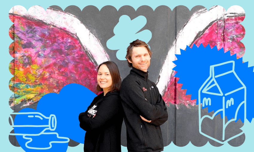 New Culture co-founders Inja Radman and Matt Gibson. (Photo: New Culture/Supplied, Design: Tina Tiller) 
