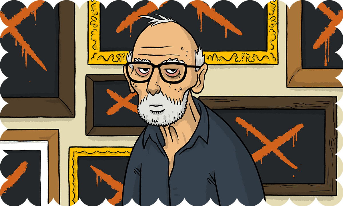 Wayne Brown, Auckland’s invisible mayor. (Image: Toby Morris) 
