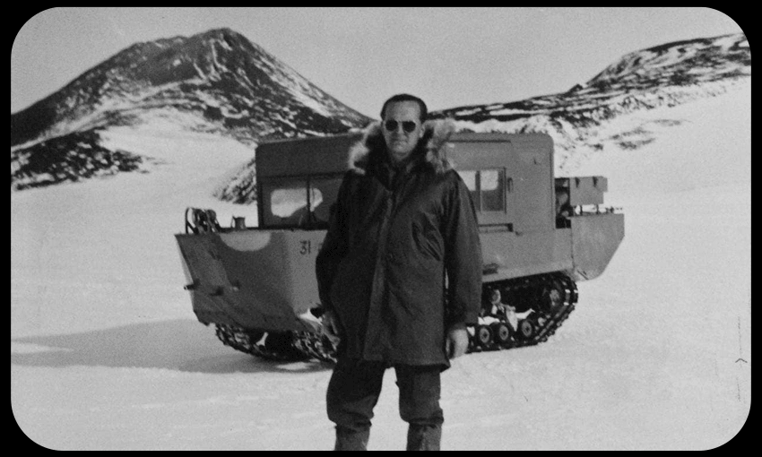Dr David Livingstone went to Antarctica in 1958 to study the impact of isolation on people who lived there (Photo: Supplied / Stuff) 
