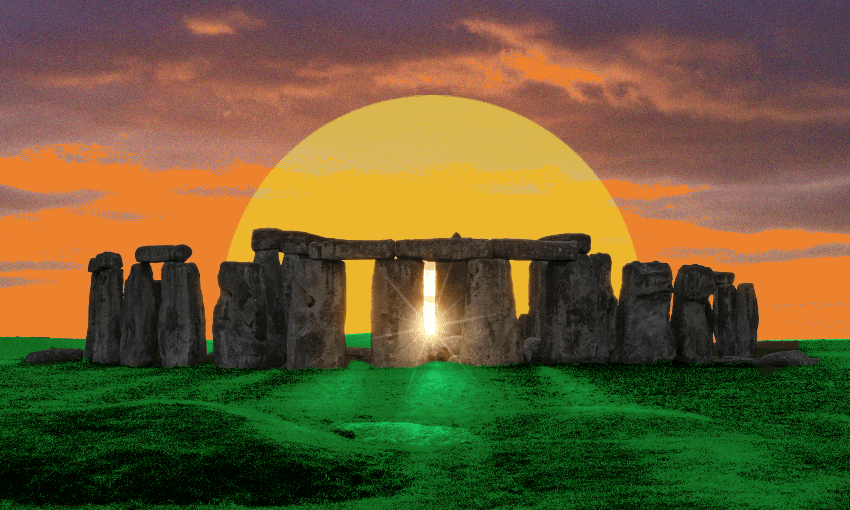 A new Auckland Museum exhibition uncovers some of Stonehenge’s secrets (Image: Auckland Museum; additional design: Archi Banal) 
