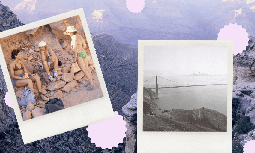 Kiwis go to Northern California in the 70s (Photos supplied, design by Archi Banal)