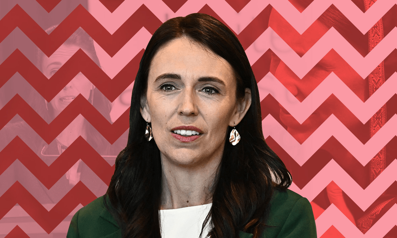 Jacinda Ardern (image design: Toby Morris)