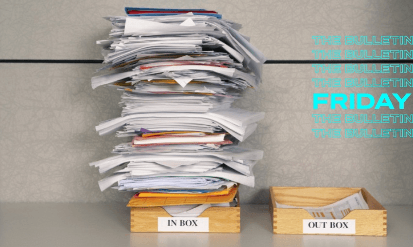 Chirs Hipkins’ inbox (as imagined by a pre-internet brain) 
