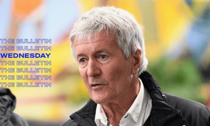 Trade minister Damien O’Connor may have packed light for Davos but hopefully he has a heavier jacket than the one seen here (Image: Getty/Kai Schwoerer) 
