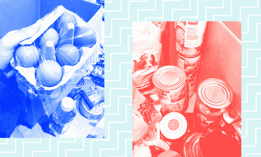 Kai packs from Ngāti Whātua ki Ōrākei. (Photos: Charlotte Muru-Lanning / Design: Archi Banal) 
