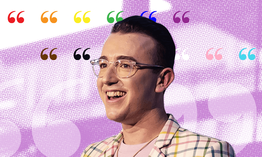 Auckland Pride executive director Max Tweedie leaves the festival after four years. (Photo: Supplied, Image Design: Archi Banal) 
