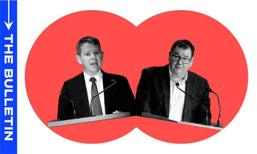 Prime minister Chris Hipkins and finance minister Grant Robertson