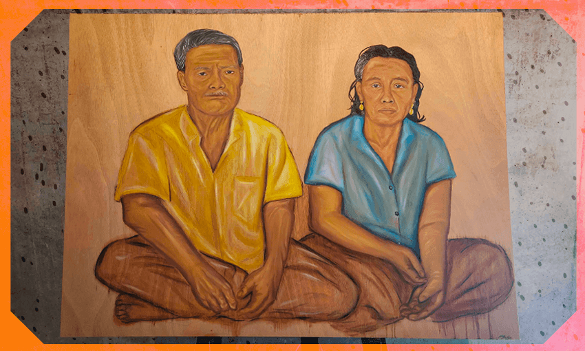 A painting from Justice for Rabi: The Story of Banaba (Photo: Sela Jane Hopgood) 
