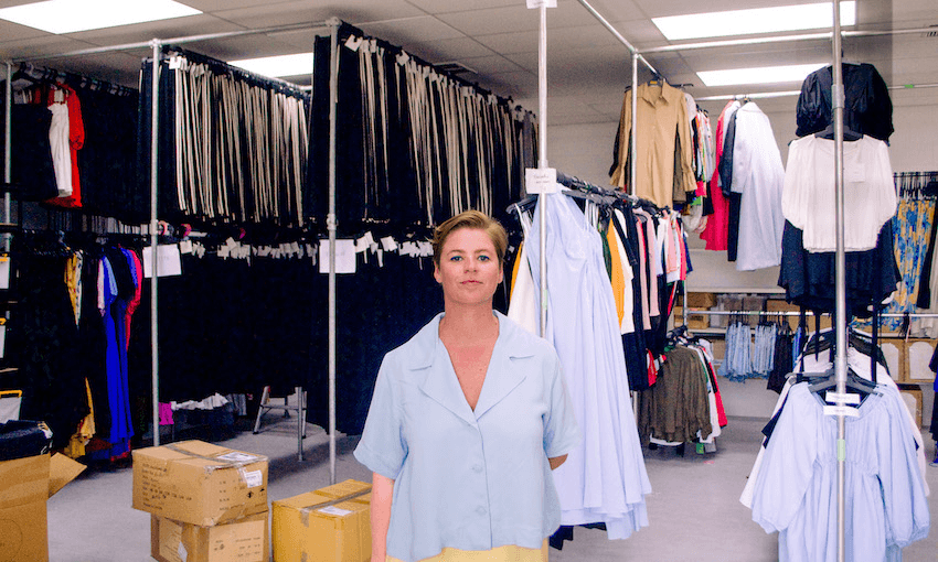 Emily Miller-Sharma at the Ruby office in Newton, Auckland (Image: Matthew McAuley) 
