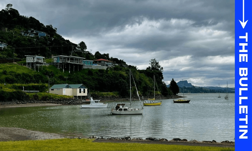 New houses in Whangaroa still being built on the side of cliffs (Photo: Nadine Anne Hura) 
