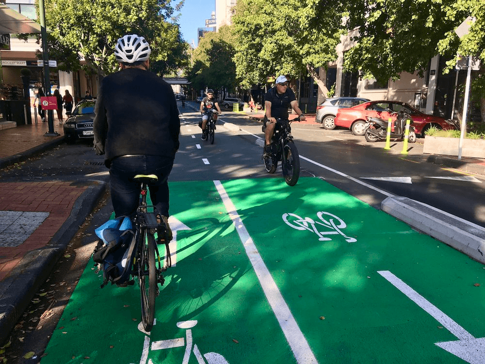 Part of the Project Wave cycleway.