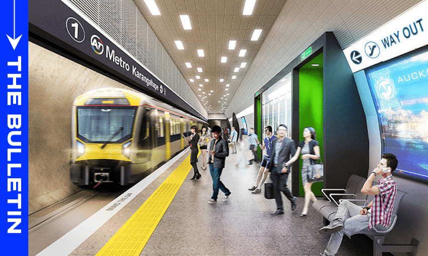 The price tag on the City Rail Link just went up by $1 billion. (Image: AT/supplied)