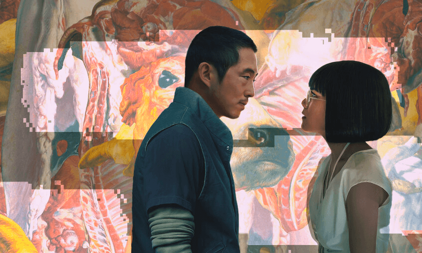 Steven Yeun and Ali Wong in Beef.