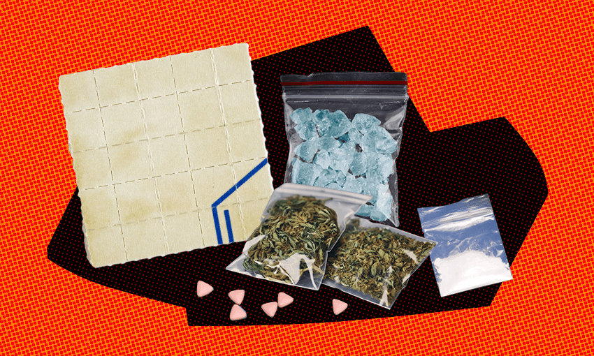 A compilation of popular New Zealand drugs.