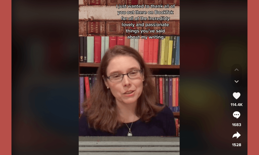 Image of author Madeline Miller on TikTok.