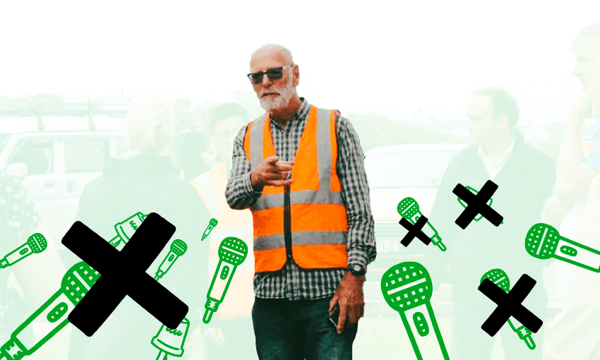 Wayne Brown said no to 20 interview requests after the January 27 floods (Photo: Getty Images / Design: Tina Tiller) 
