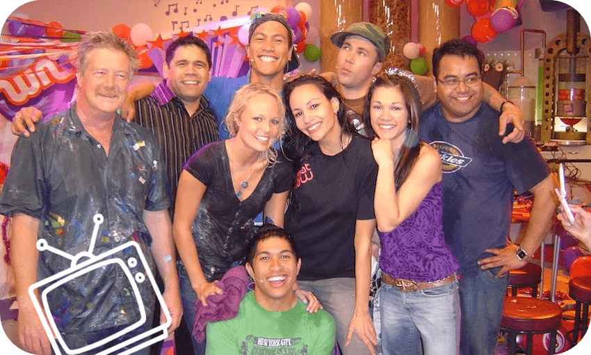 What Now presenters old and new celebrate the show’s 25th anniversary in 2006 (Photo: Whitebait Media)