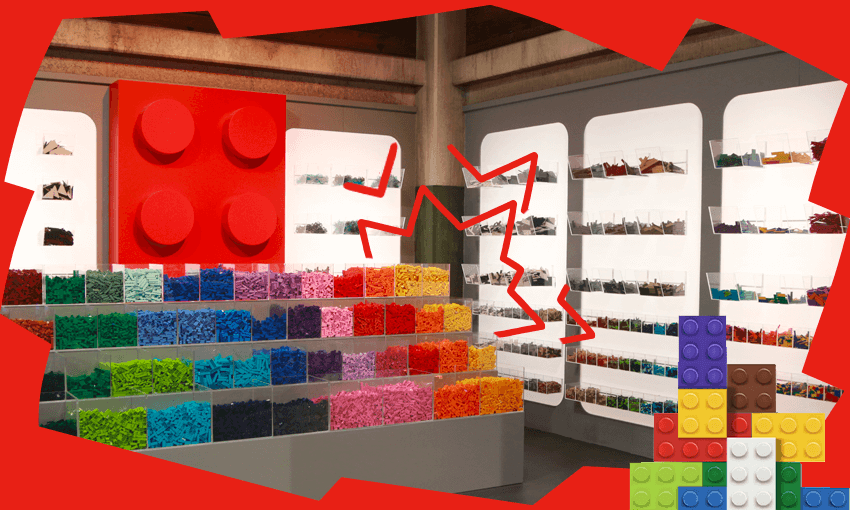 The magical Lego Masters NZ Brick Pit (Photo: TVNZ / Design: Tina Tiller) 

