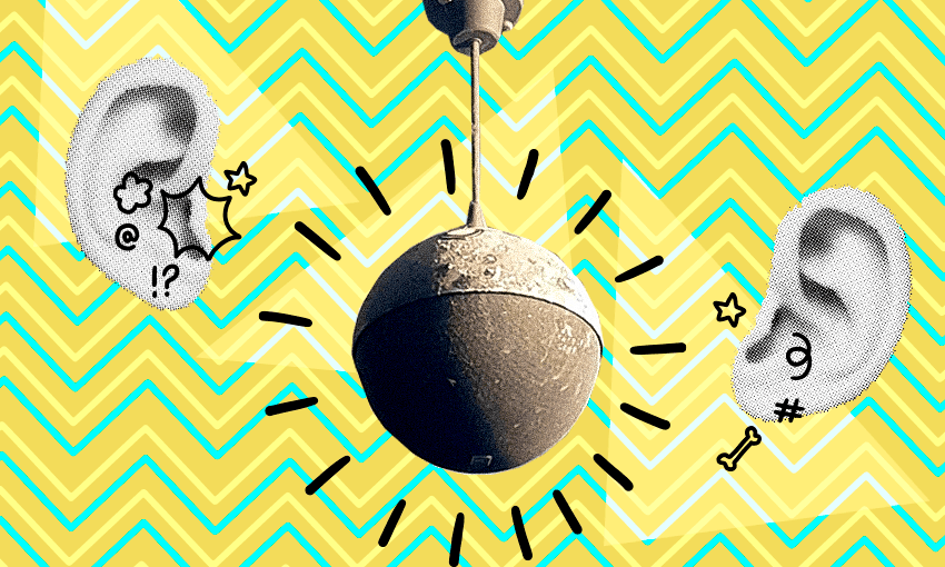 A speaker that may or may not be emitting a piercing frequency only audible to younger ears (Image: Tina Tiller)