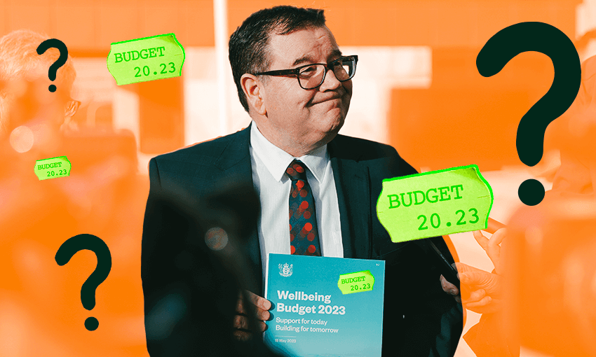 Grant Robertson with his 'no-frills' budget.