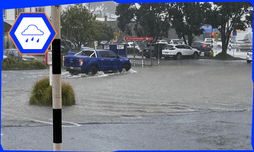 Flooding in Devonport on Tuesday May 9. Image: Supplied 
