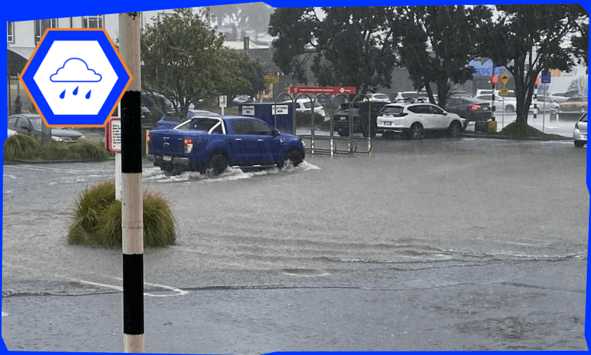 Flooding in Devonport on Tuesday May 9. Image: Supplied