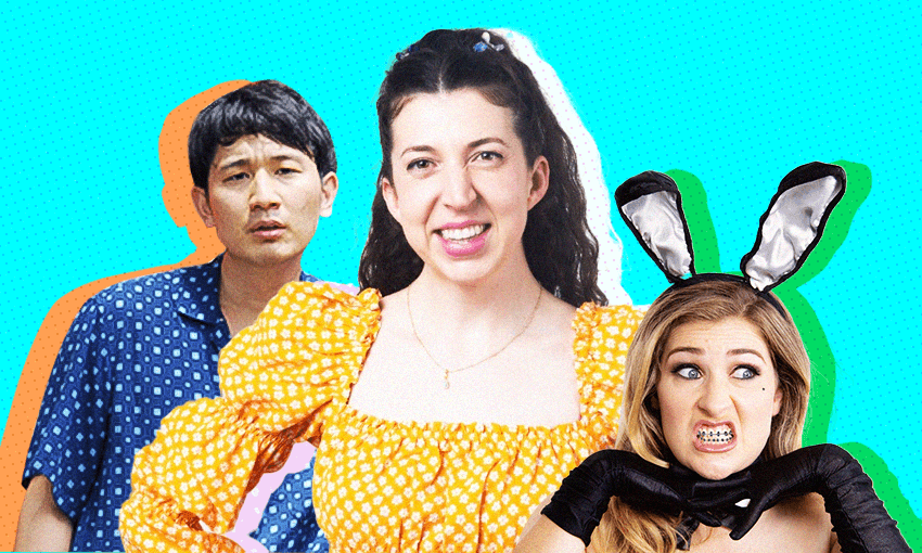 Takashi Wakasugi, Gabby Anderson and Brynley Stent: very funny (Image: Archi Banal)