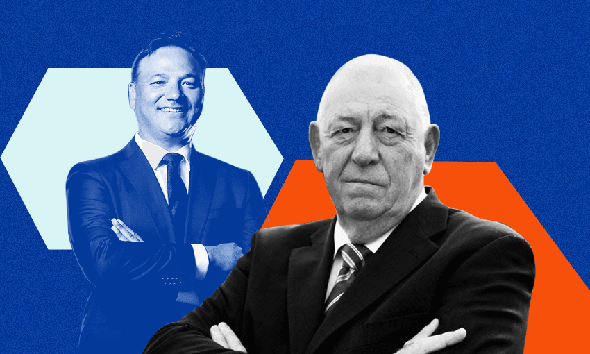 Ten 7 Aotearoa presenter Rob Lemoto and Police Ten 7 presenter Graham Bell (Image: Archi Banal) 
