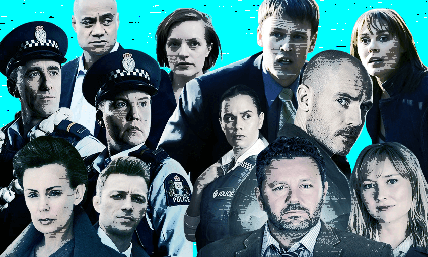 Just a few of the cops that have been seen on New Zealand TV from the years. (Image Design: Archi Banal)
