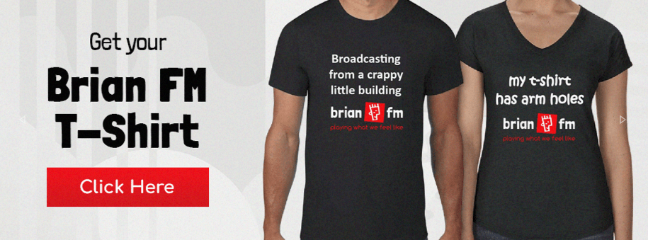 Some of the T-shirts sold with slogans by Brian FM.