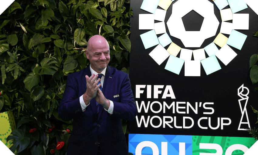Fifa president Gianni Infantino at the World Cup draw in Auckland last year (Photo: Robert Cianflone/Getty Images) 
