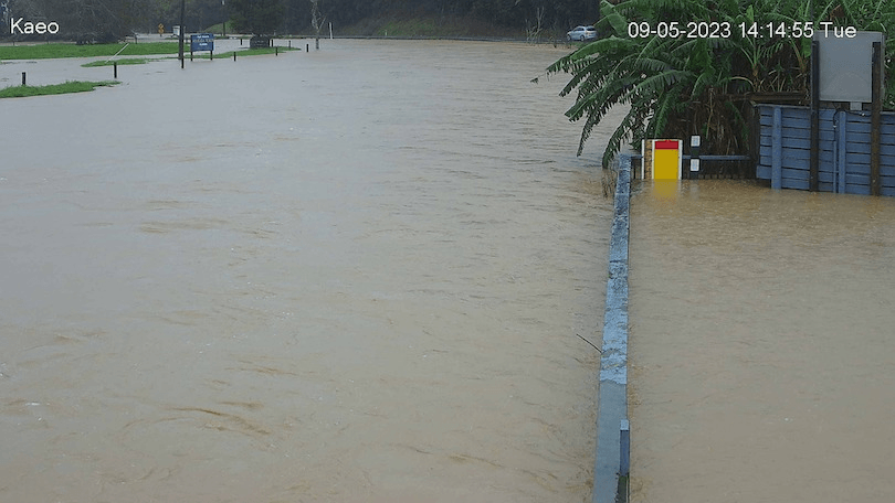 Flooding in Kaeo (Photo: Facebook) 

