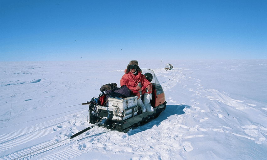 A member of New Zealand’s Antarctica team – in summer. (Photo: Supplied)
