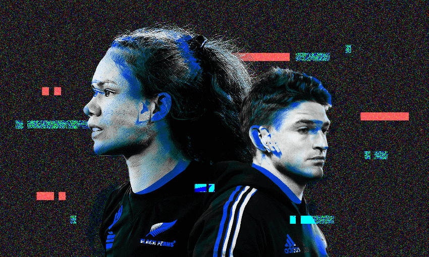 Black Fern Ruby Tui and All Black Beauden Barrett (Image: Getty / Archi Banal)