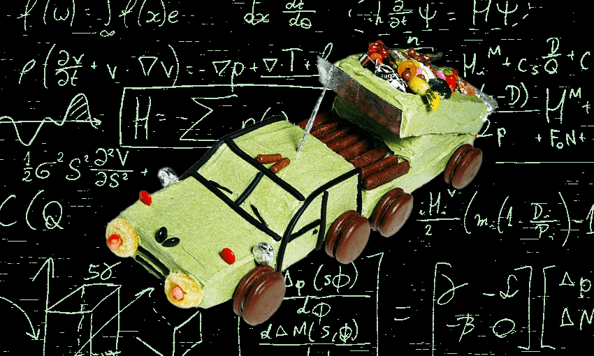 A cake that defies physics. (Image: Archi Banal) 

