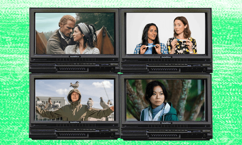 Clockwise: Outlander, Double Parked, Homebound 3.0, The Full Monty. (Image Design: Archi Banal)