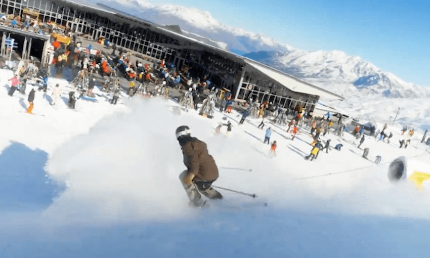 Coronet Peak going off (Screengrab: Bravo) 
