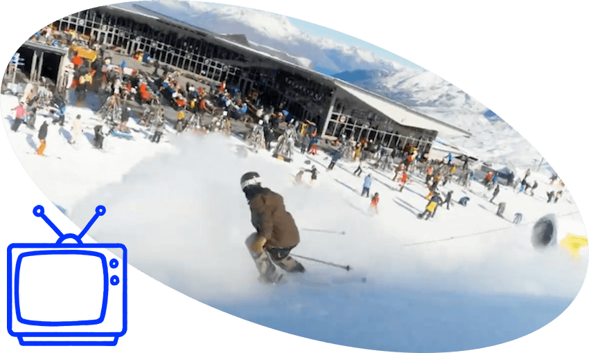 Coronet Peak going off (Screengrab: Bravo)