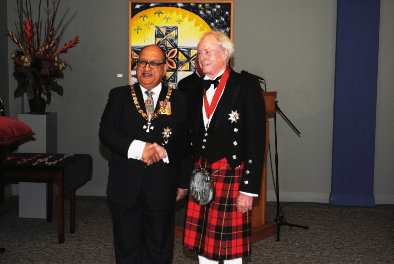 The investiture of James Wallace at government house in Auckland, 2011 

