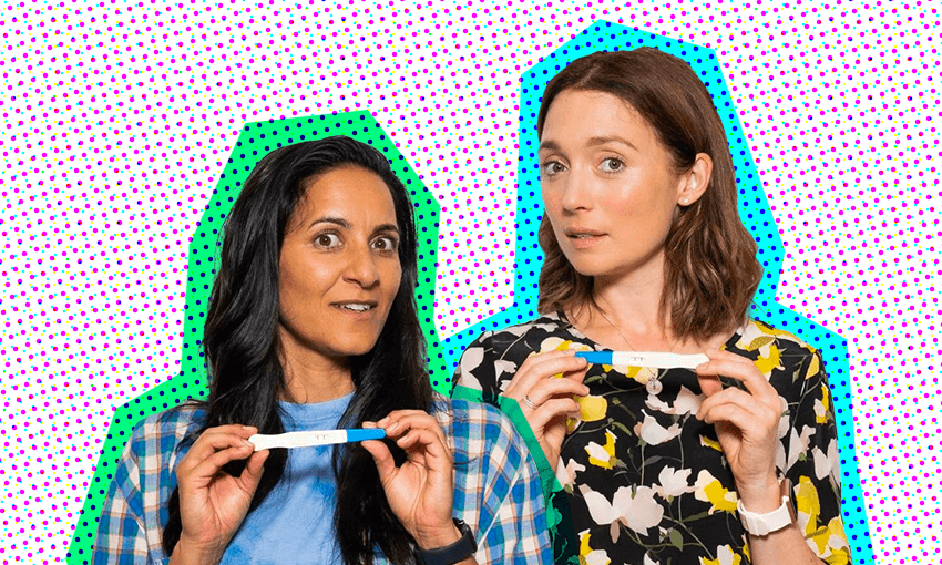 Madeleine Sami and Antonia Prebble in Double Parked (Photo: Supplied / Design: Archi Banal)