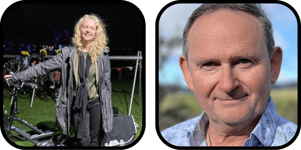 Karen Hormann and Richard Young.