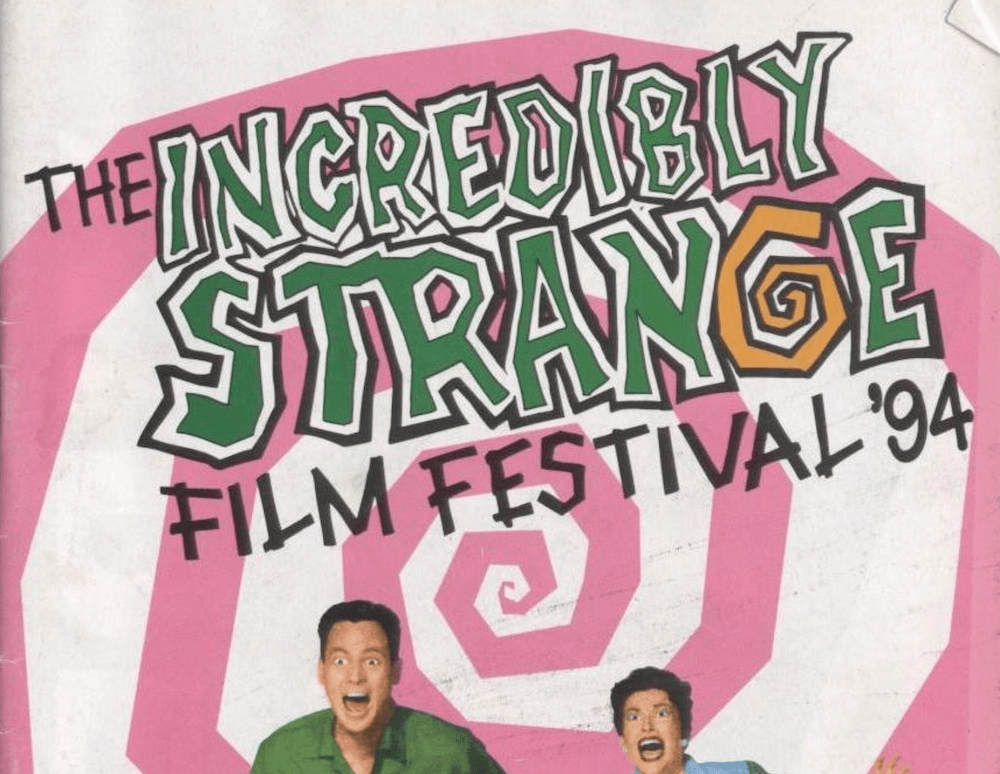 A poster for the incredibly strange film festival.
